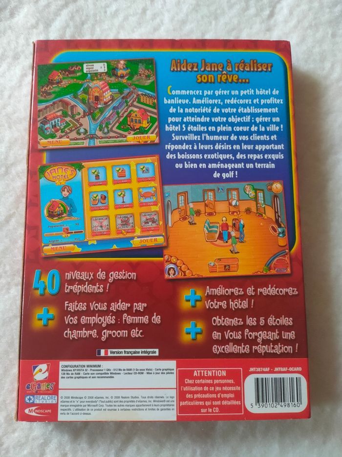 Jeu PC Jane's Hôtel en très bon état - photo numéro 2