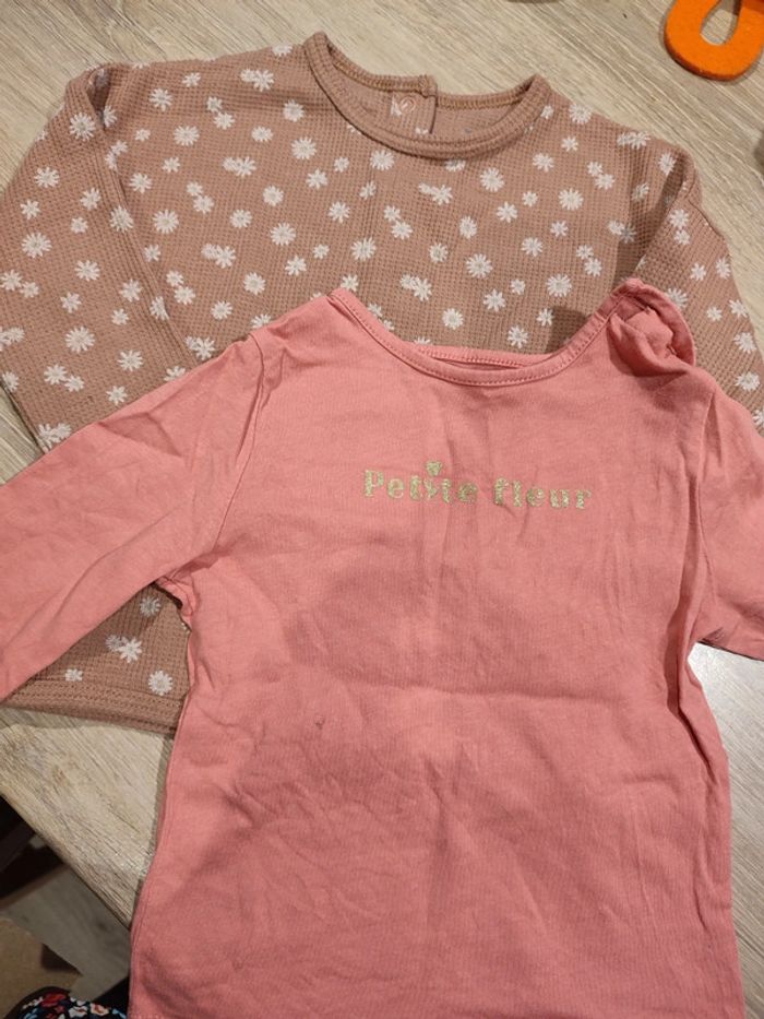 Deux t-shirt manches longues
