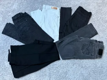 Lot 5 pantalons femme 34