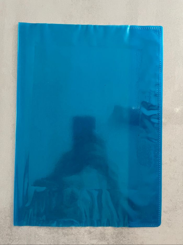 5 protèges cahiers bleu 21x29,7 cm - photo numéro 3