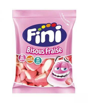 1 Sachet Fini 90 gr Bisous Fraise