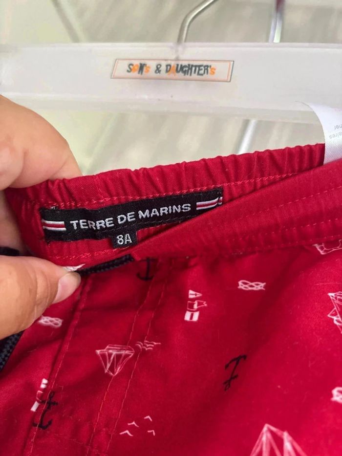 Short de bain taille 8ans marque terre de marins - photo numéro 3