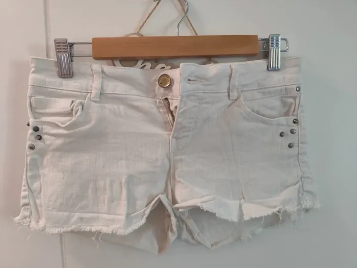 Mini short blanc