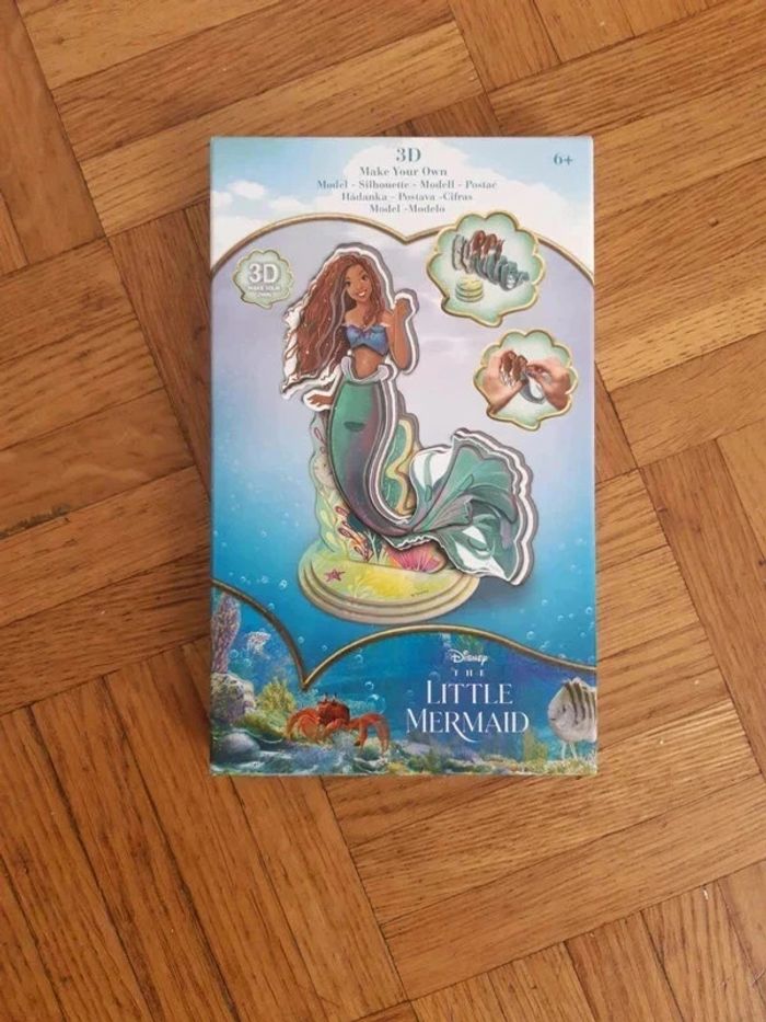 Figurine la petite sirène 3D a monter