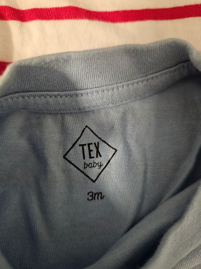 3 T-shirt garçon 3 mois - photo numéro 2