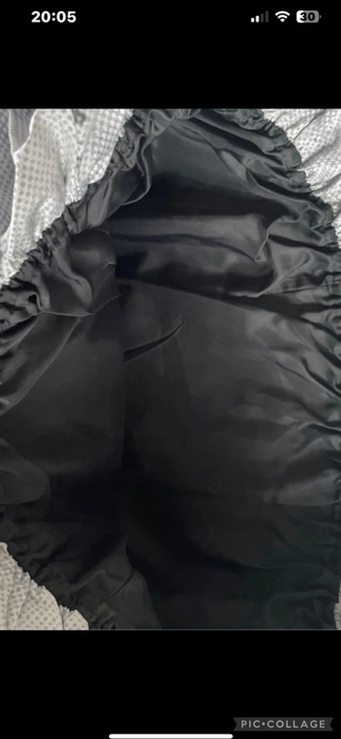 Magnifique robe lmv taille 38 noir gris bretelle élastique tulle neuve - photo numéro 7