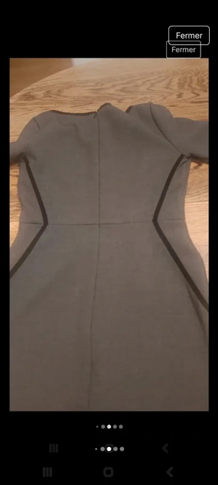 Magnifique Robe gris/noir Armani Exchange t S - photo numéro 16