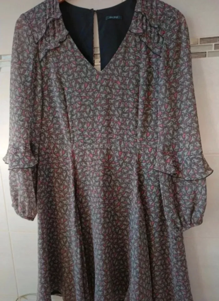 Robe One Step gris rose t.M