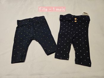 Lot leggings 1 mois