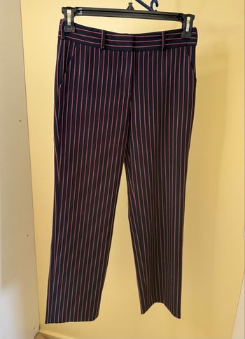 Pantalon à rayures Maje