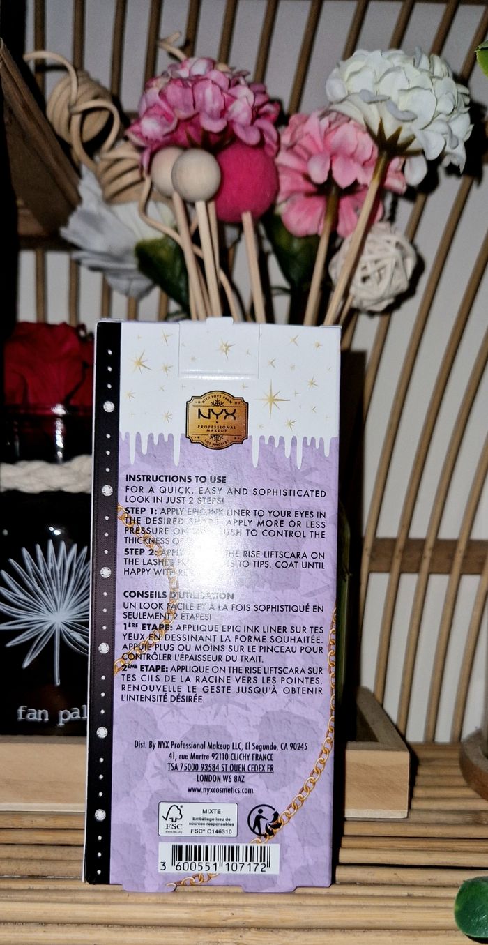 Coffret mascara noir nyx on the rise neuf - photo numéro 2