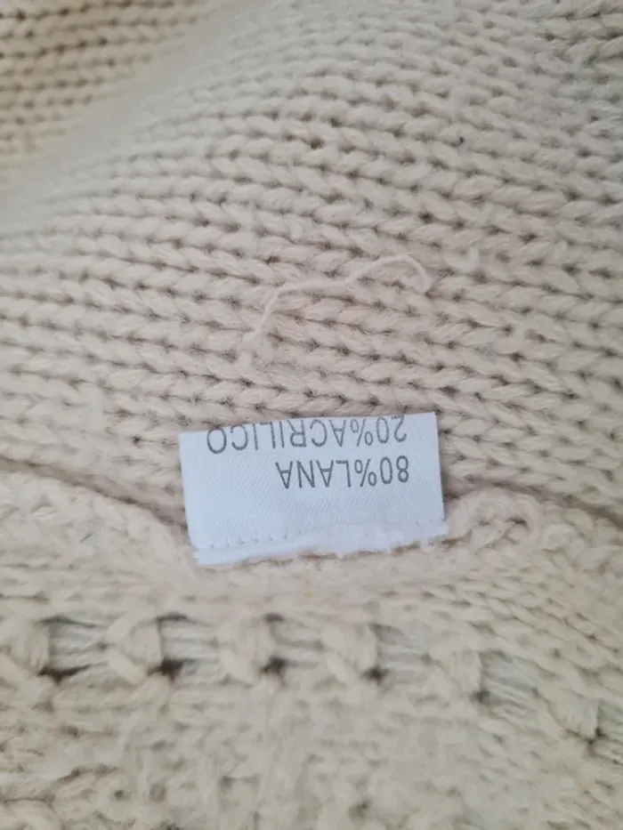 Pull beige laine - photo numéro 6
