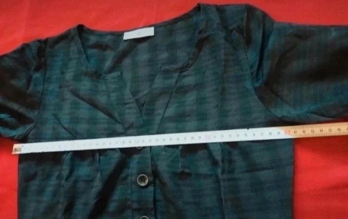 Tunique blouse longue à carreaux taille 36 - photo numéro 9