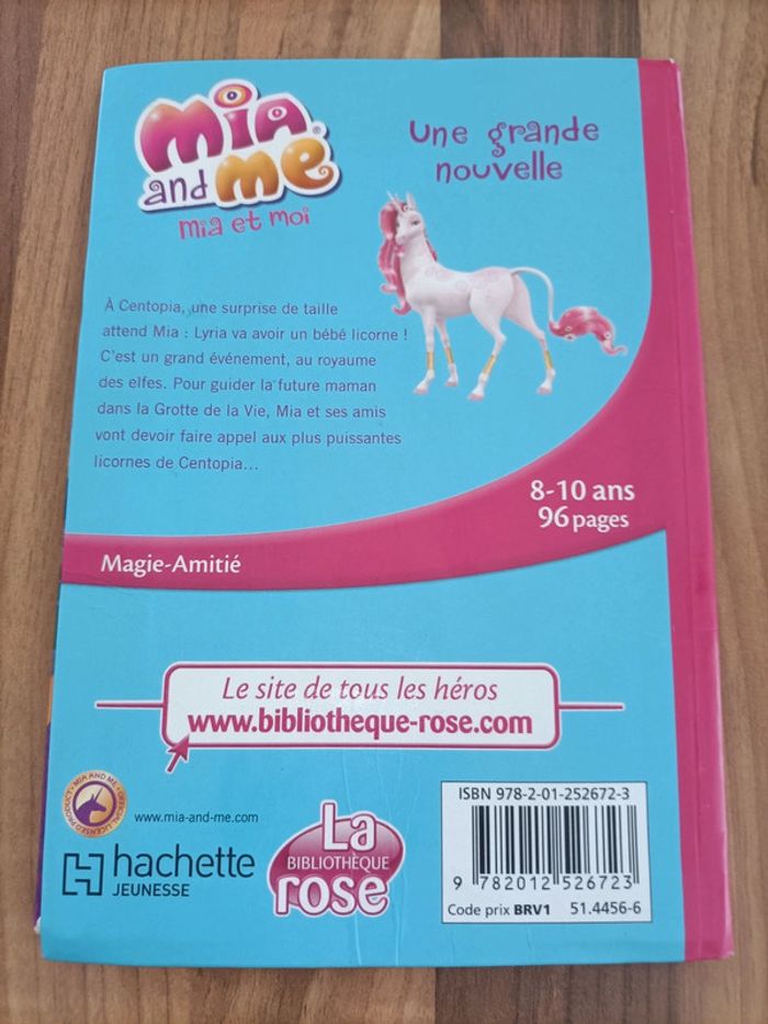 Livre Mia and me - une grande nouvelle - photo numéro 2