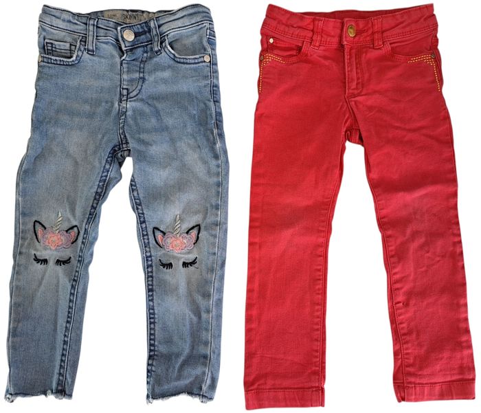 Lot de 2 pantalons fille 3 ans ABE