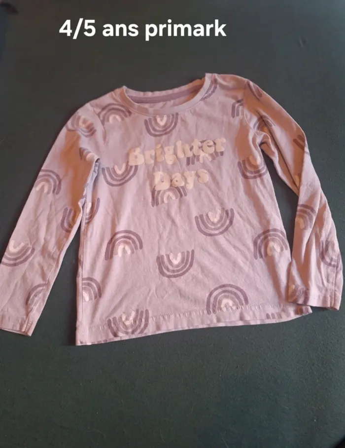 🎀 Tee-shirt ML 4/5 ans primark 🎀