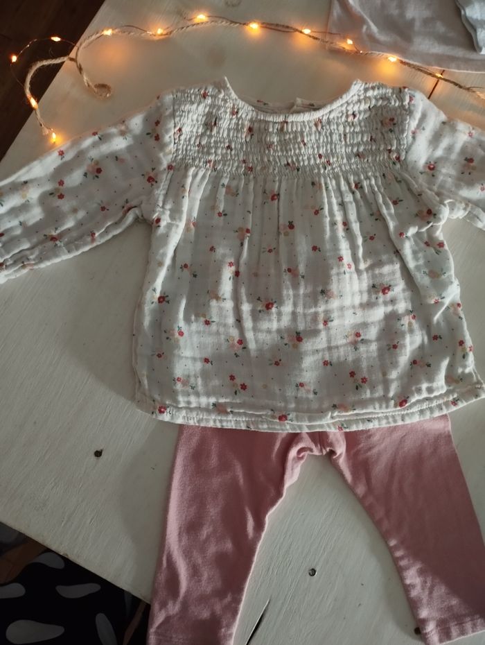 Lot de 7 vêtements bébé fille 9 mois – Kiabi 🌸👶 - photo numéro 2