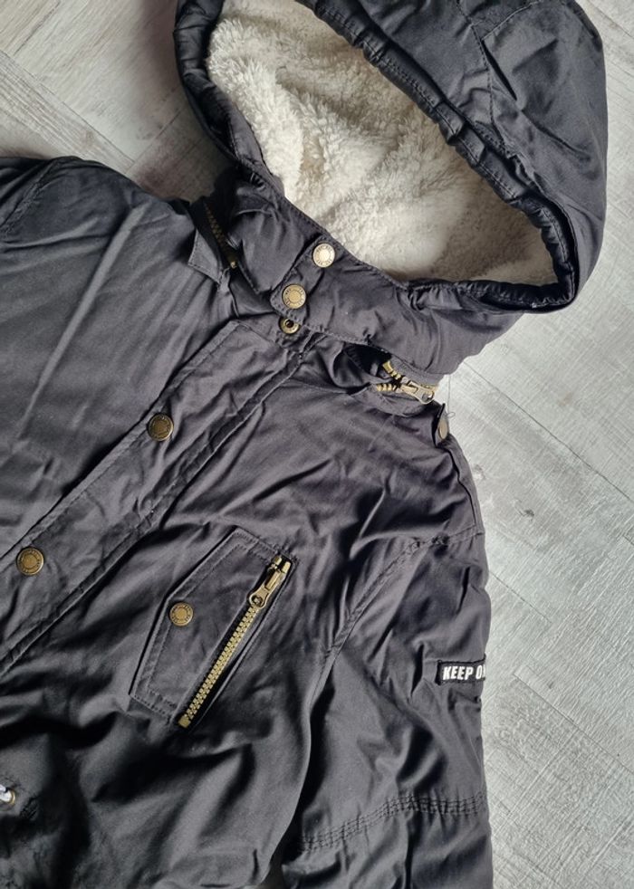Manteau chaud doublé sherpa 12 ans - photo numéro 3