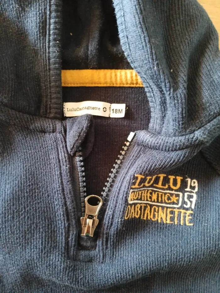 Pull Sweat a capuche 18mois - photo numéro 2