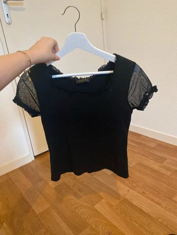 Haut vintage noir