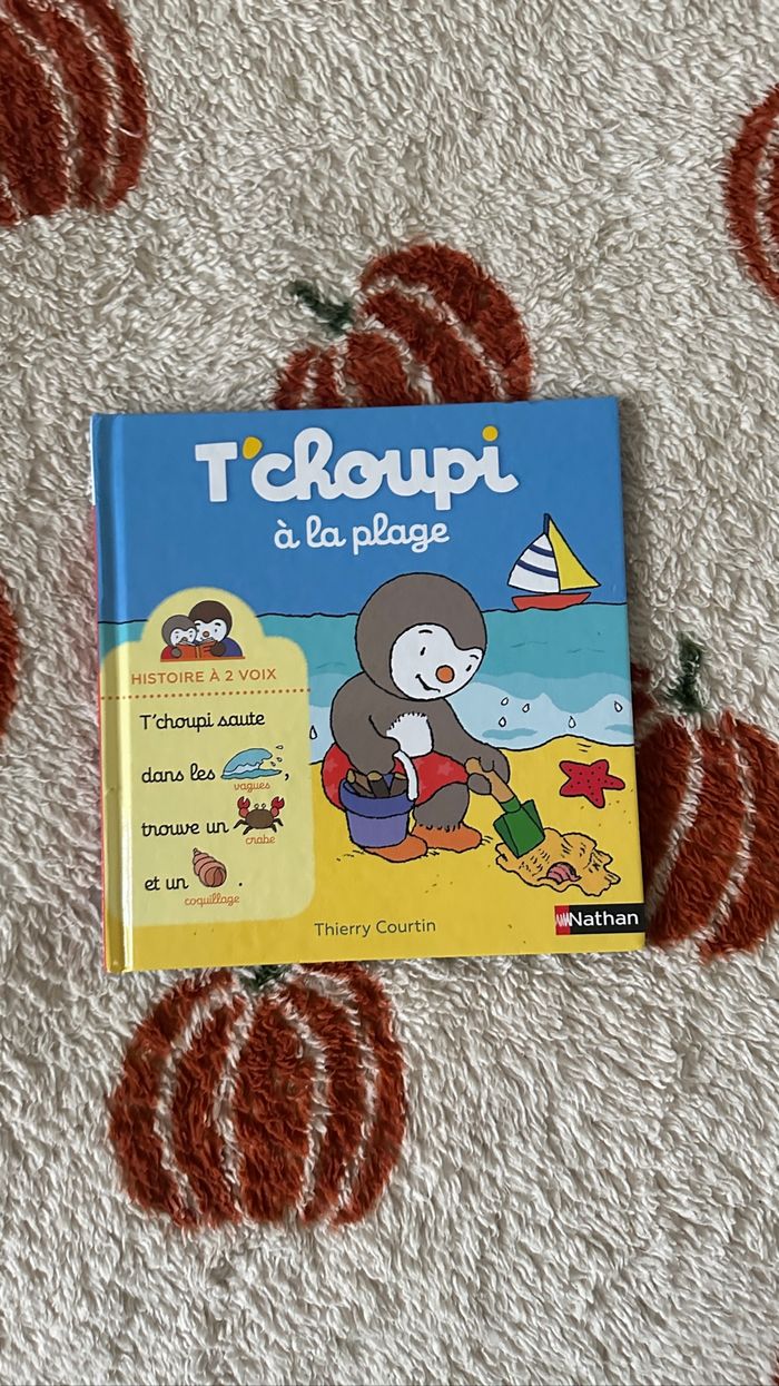 💜 Livre t’choupi à la plage 💜
