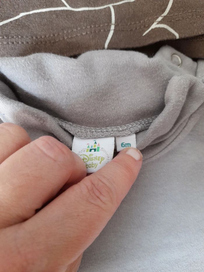 Lot de tee shirt manches longues avec petit col roule 6 mois - photo numéro 4