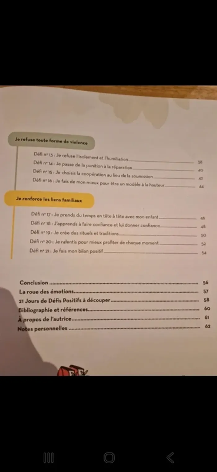 Cahier "J’adopte une éducation positive en 21 jours" - photo numéro 6
