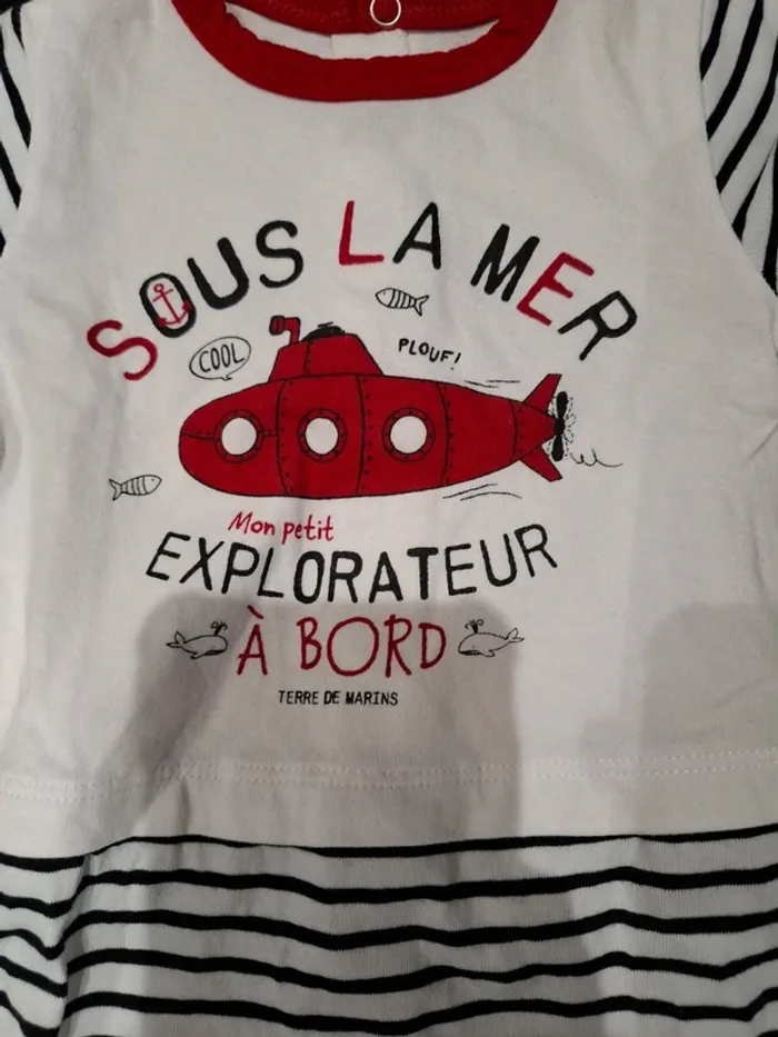 Barboteuse bebe sous la mer - photo numéro 2