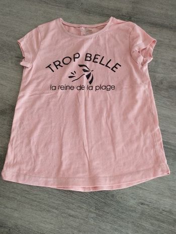 Tvshirt mc 8 ans fille