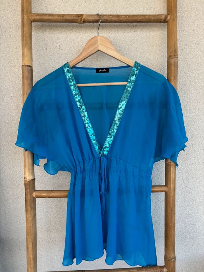 Top bleu