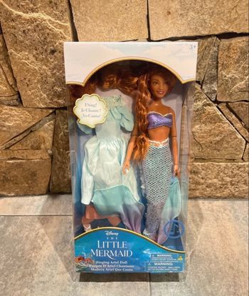Poupée barbie ariel qui chante princesse fille jouet neuf  la petite sirène 