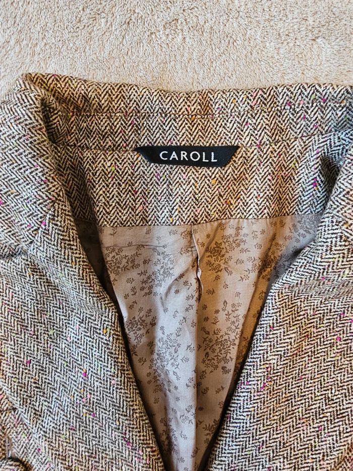 Veste blazer Caroll Taille 40 - photo numéro 2
