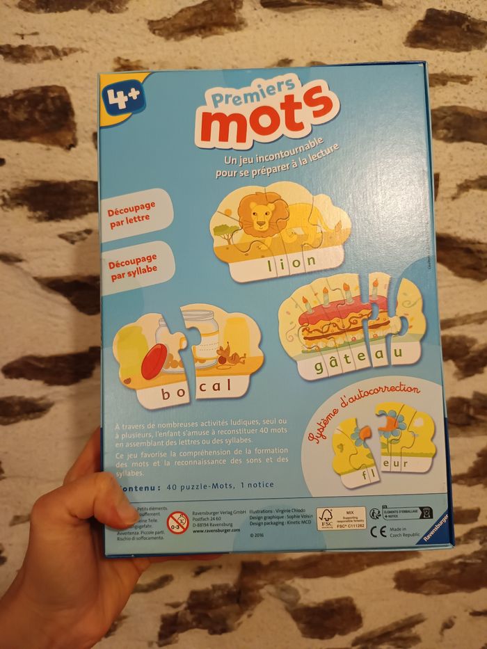 Jeu puzzle Premiers mots - photo numéro 2