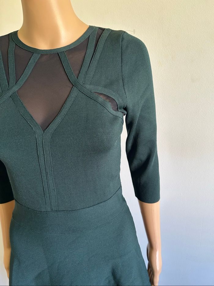 Robe verte foncée neuve Morgan taille XS (valeur 75€) - photo numéro 4