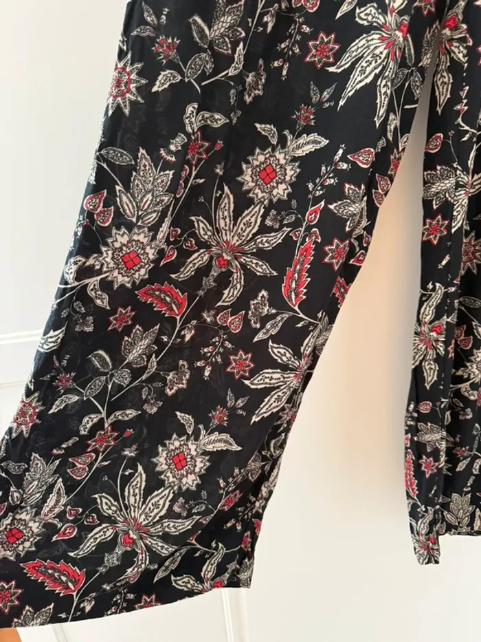 pantalon fluide fleuri neuf Promod 38 M - photo numéro 4