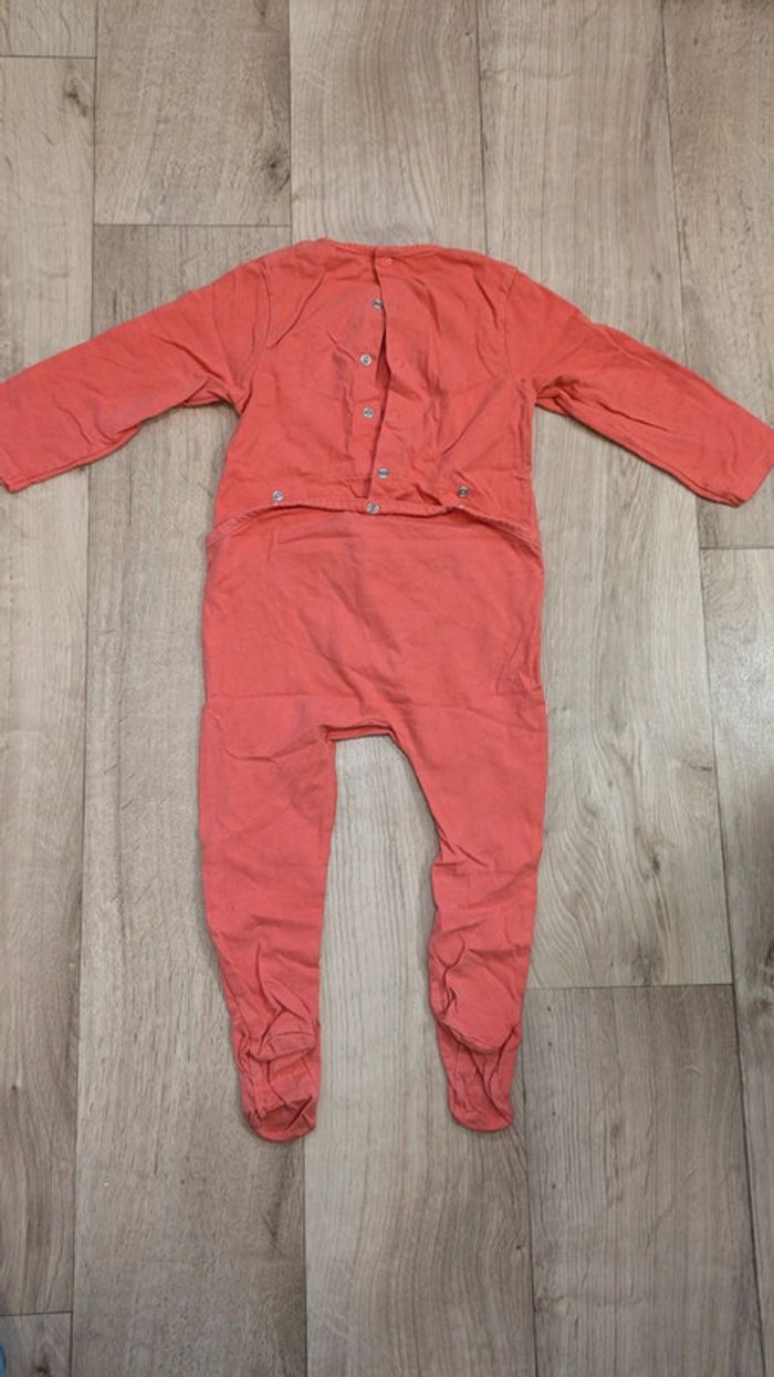 Pyjama/Grenouillère Corail Obaïbi 18 Mois - photo numéro 5