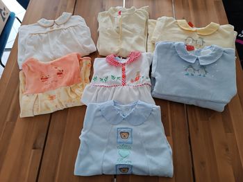 Lot pyjamas bébé 1 mois