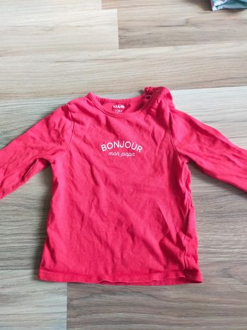 T-shirt manches longues 12 mois