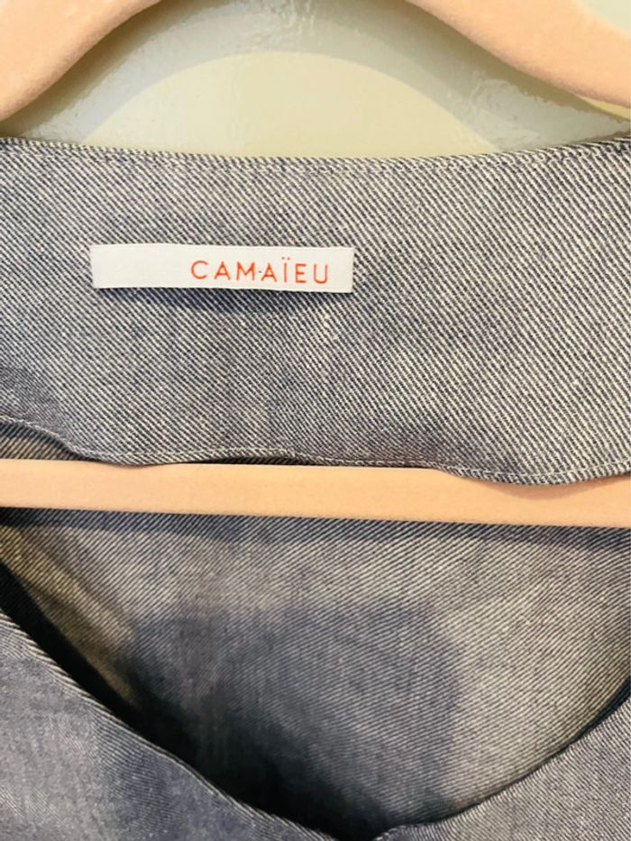 Chemisier Camaïeu – Taille M – Mélange Lin/Viscose/Coton - photo numéro 3