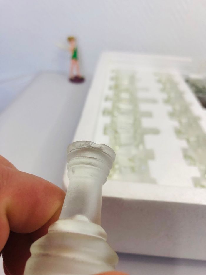 3 en 1 en verre échiquier, dames, backgammon - photo numéro 9