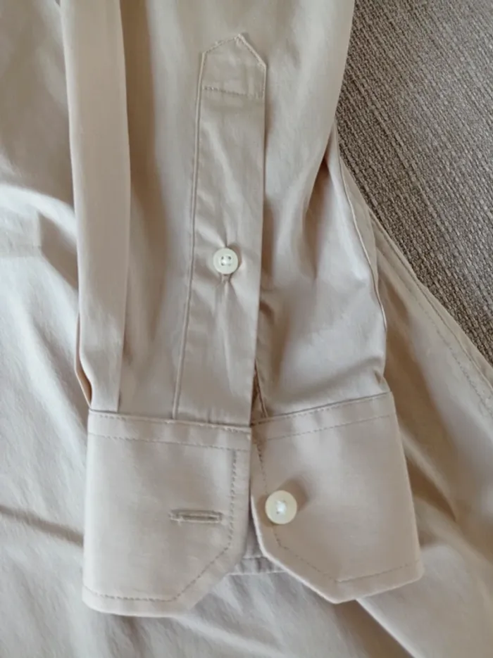 Chemise crème - M - photo numéro 2