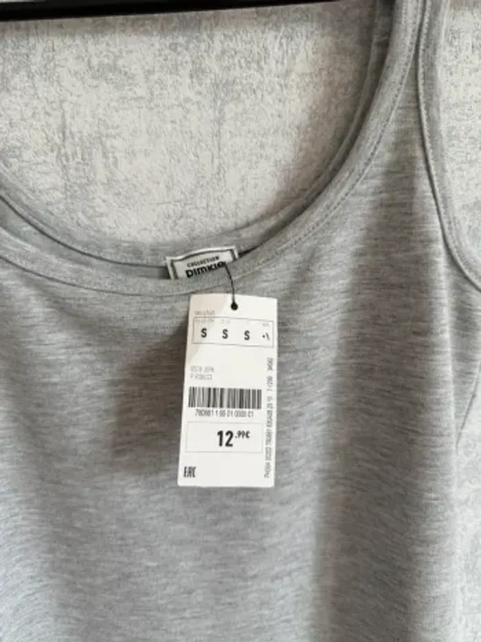 robe gris clair Pimkie à bretelles taille S - photo numéro 2