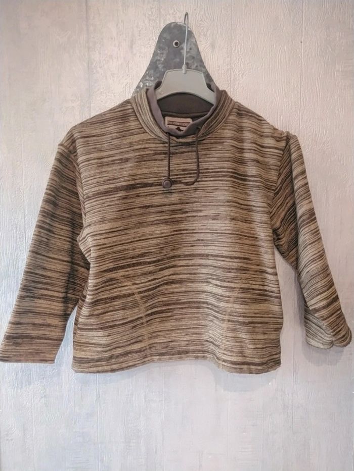 Pull polaire garçon  T 10 ans authentique adventure