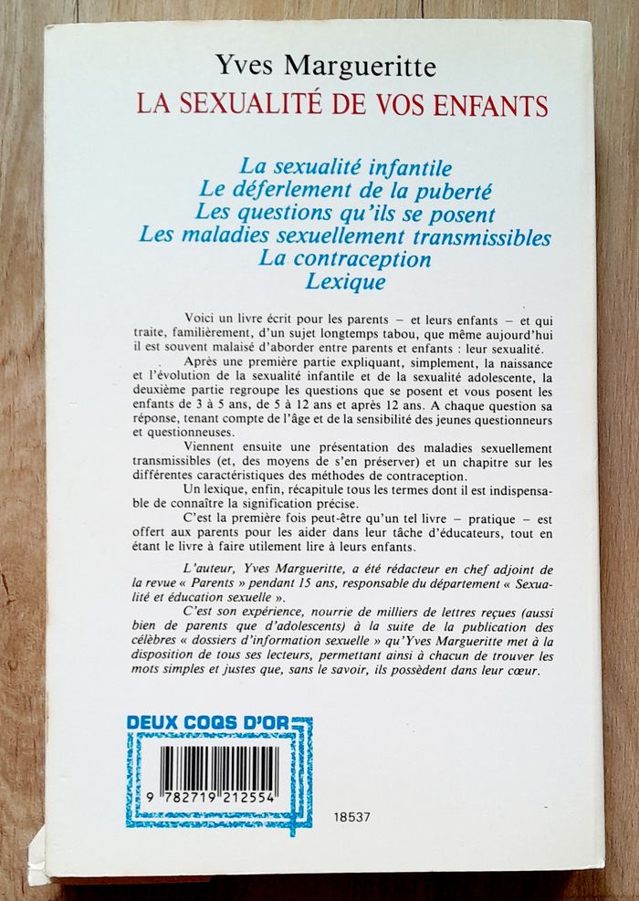 Yves Marguerite - la sexualité de vos enfants - photo numéro 5