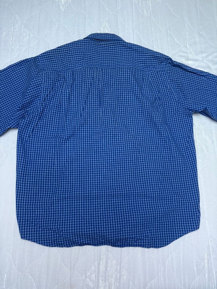 Chemise à  carreaux bleu marine Carlo Filati Taille 43/44 - photo numéro 4