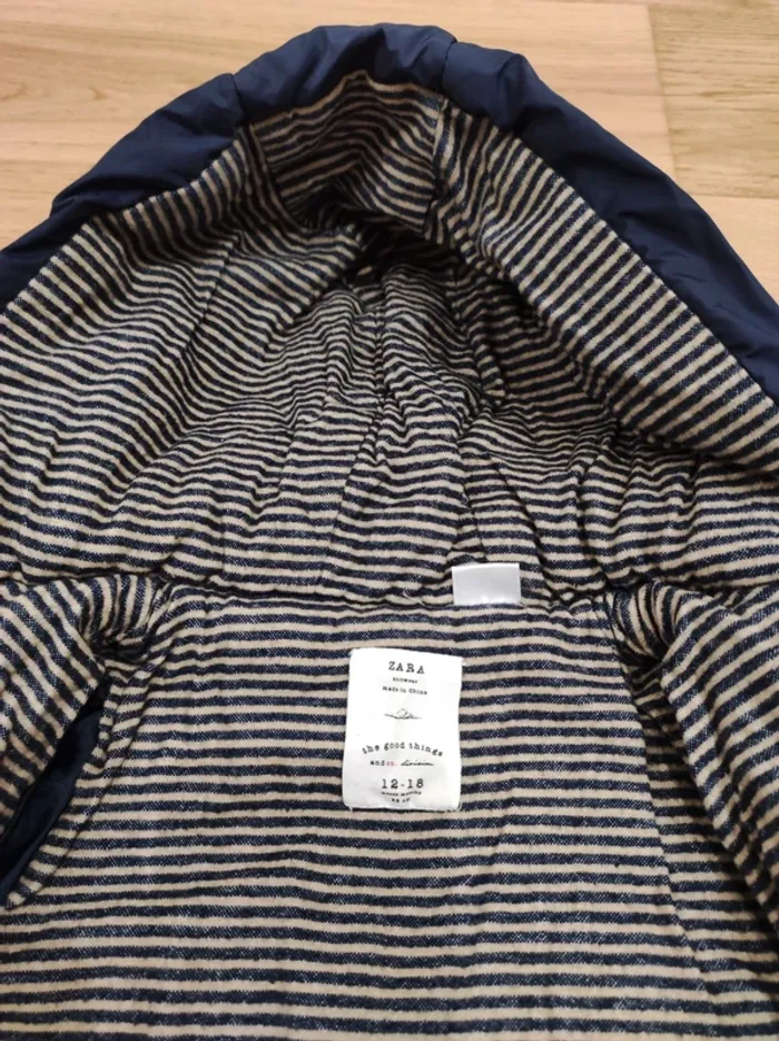 Manteau d'hiver bébé - 12/18 mois - Zara - excellent état - photo numéro 4