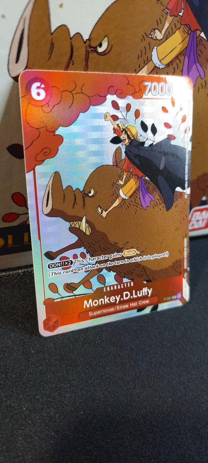 Monkey.D.Luffy - P-001 - GC01 Alt Art Parallel Promo - photo numéro 3