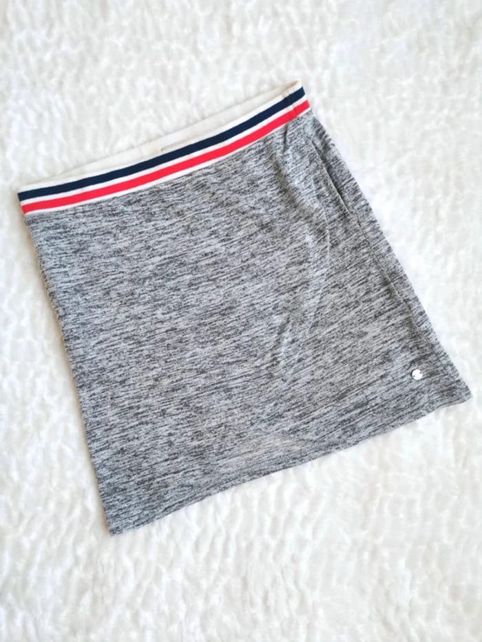 Jupe grise taille élastique printemps été Esprit 12-13 ans