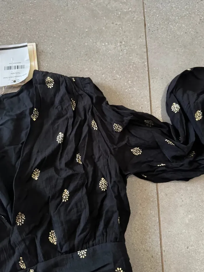 Robe noir et doré Ismene 1669 Maelle taille S/M, neuve - photo numéro 2