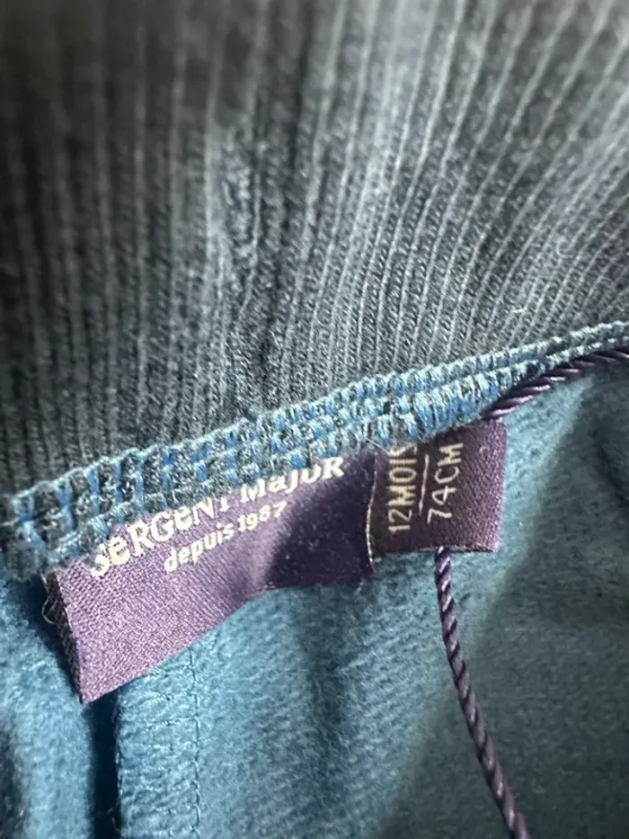 Ensemble pantalon et body sergent major taille 12 mois - photo numéro 4